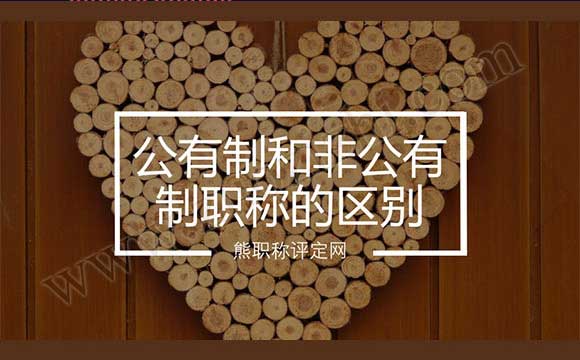 公有制和非公有制职称的区别 职称评审