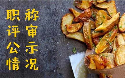 职称评审 职称评审公示情况