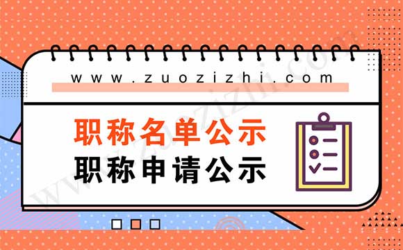 职称资格公示 职称资格公示