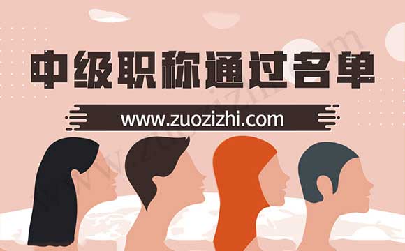 工程师职称公示 中级职称公示