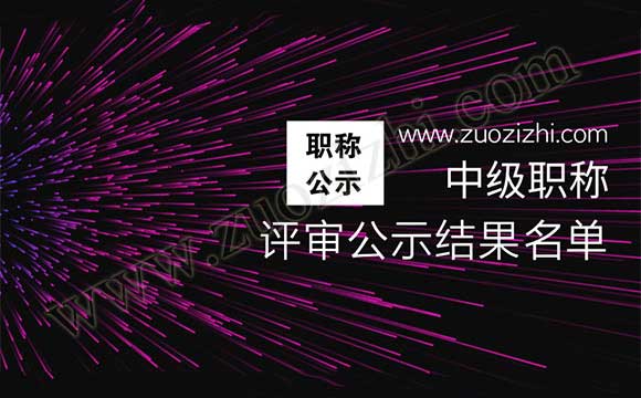河北职称公示 职称评审公示结果