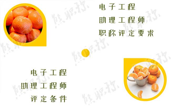 电子工程助理工程师职称评定要求 电子工程助理工程师评定条件