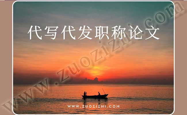 代写代发职称论文 正高级职称论文发表