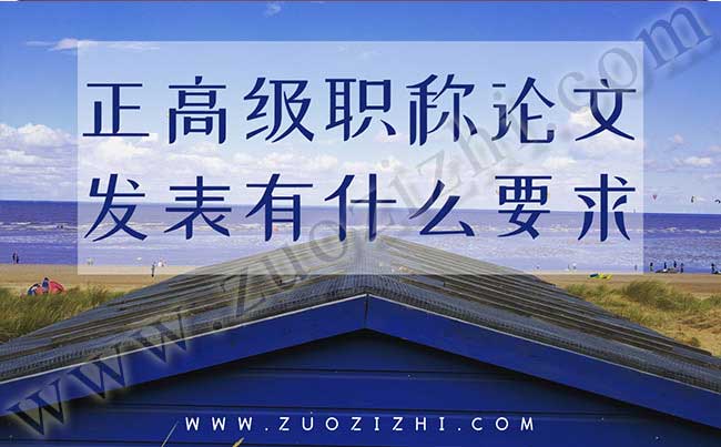 正高级职称论文发表 代写代发职称论文