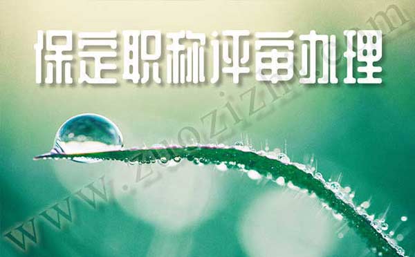 保定职称评审办理要求 保定职称评审办理