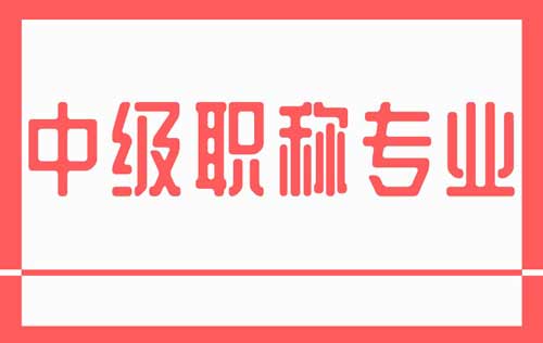 中级职称专业 中级职称专业