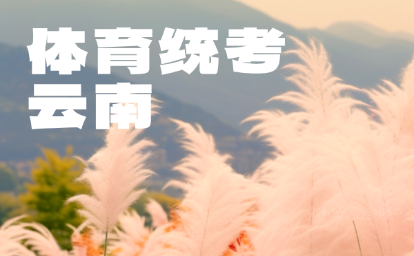 云南2025普高招生体育类专业统考